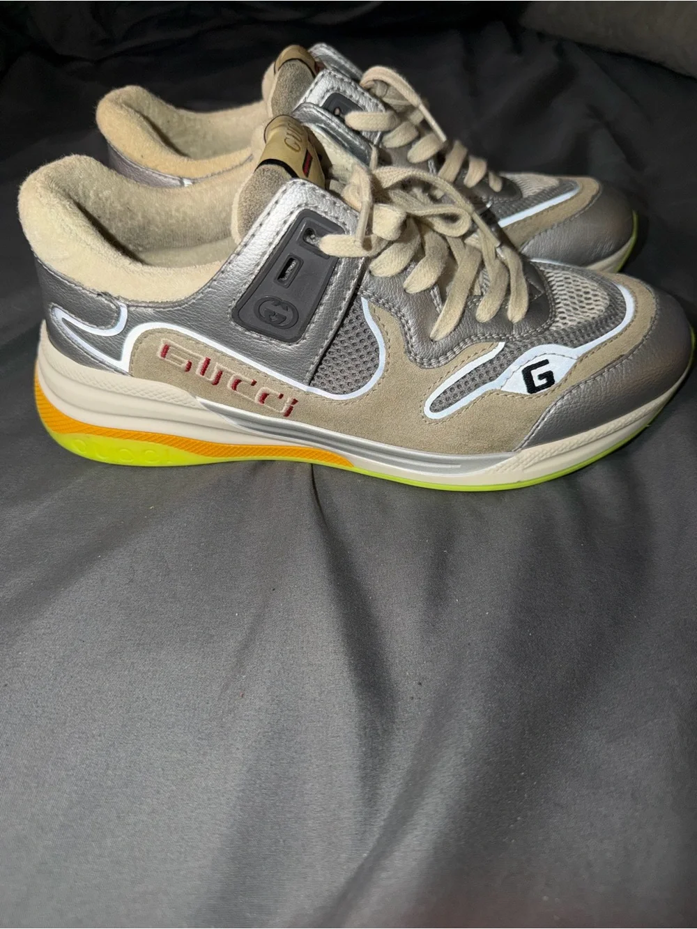 Gucci Ultraspace ‘Silver Metallic’ Size 6.5 Gucci/7.5-8US Men’s